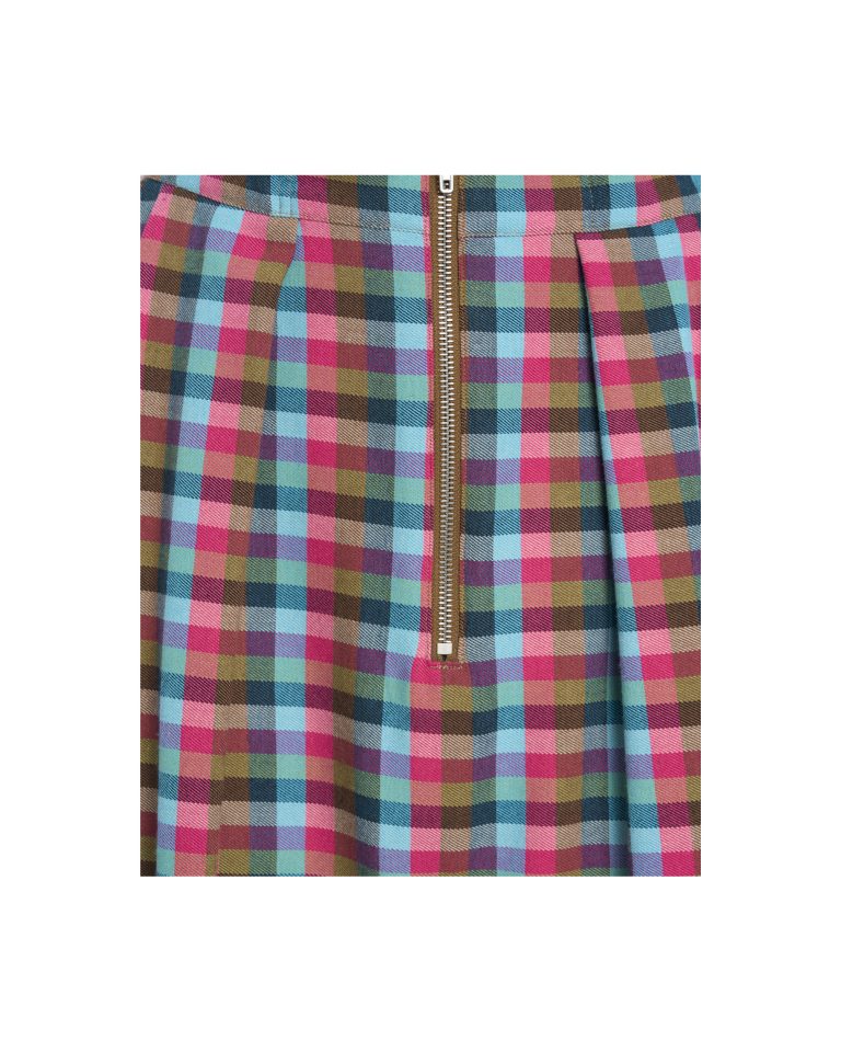 Bermuda loose a quadri - immagine 5