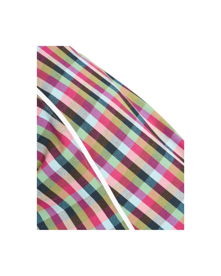 Camicia kimono a quadri - immagine 7