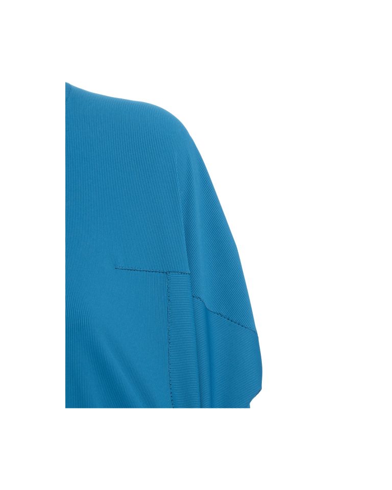 T-shirt kimono ceruleo - immagine 5