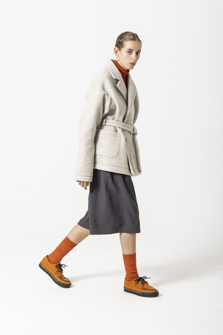 Bermuda loose grigio - immagine 4