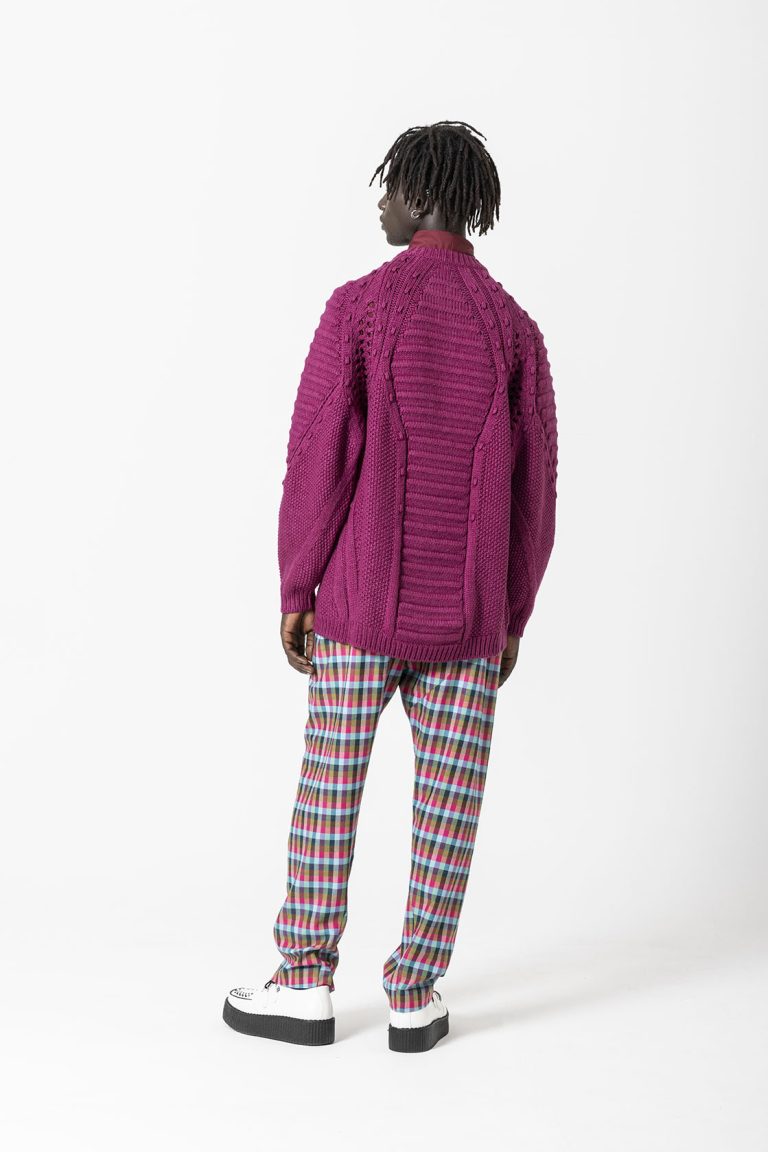 Pantalone cinetico a quadri - immagine 4