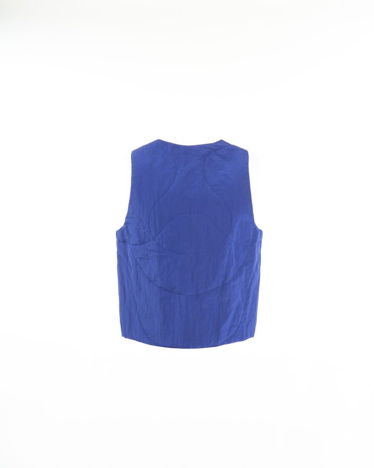 Gilet in toile froissé - immagine 3