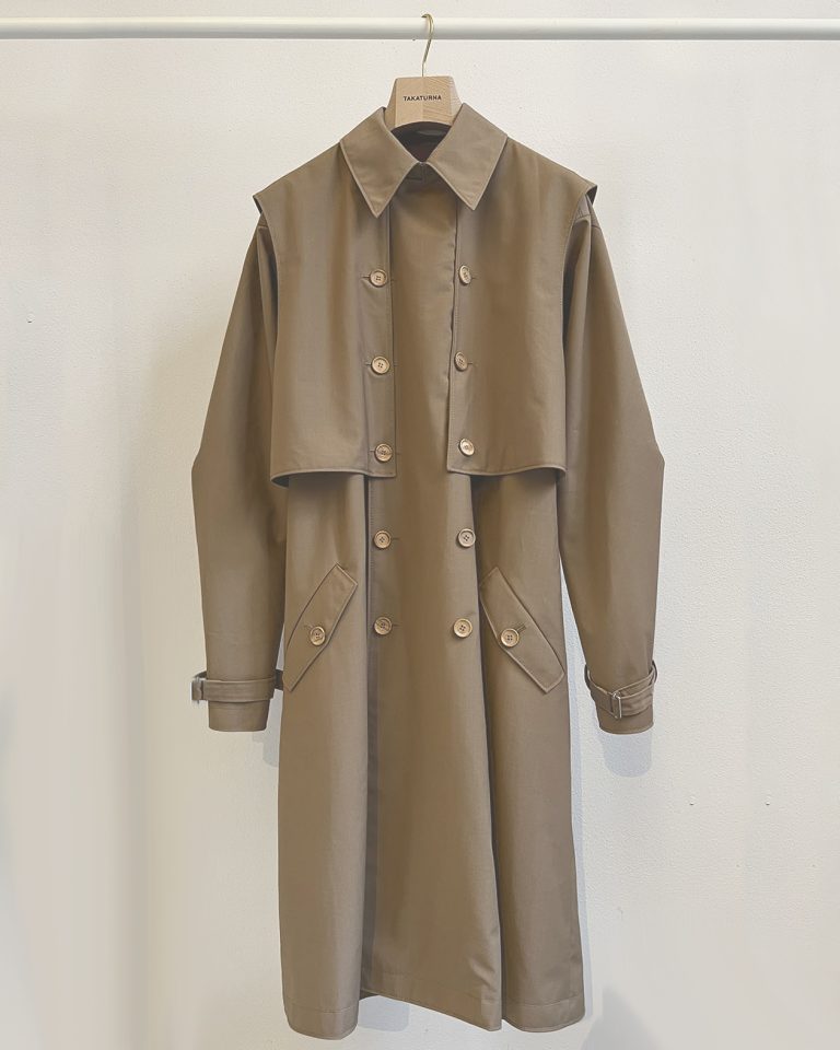 Trench in lana impermeabile