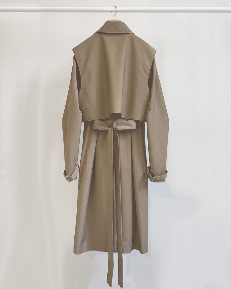 Trench in lana impermeabile - immagine 3