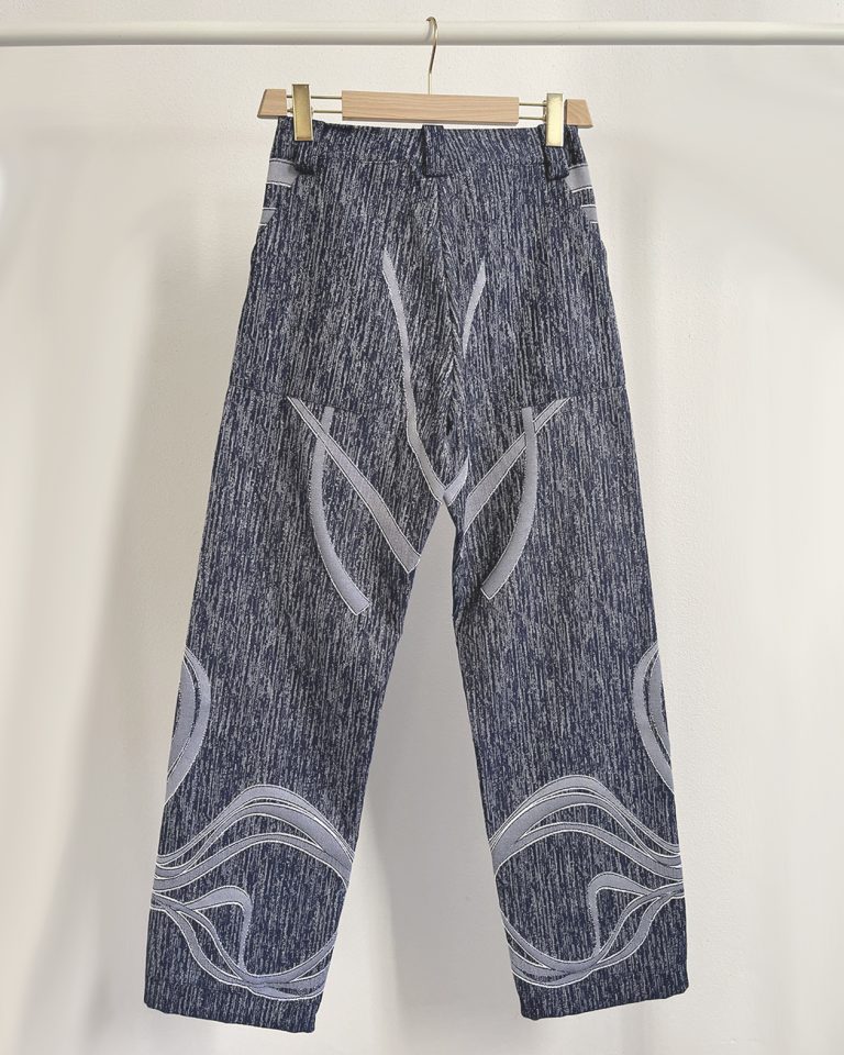 Pantalone baggy jacquard - immagine 3