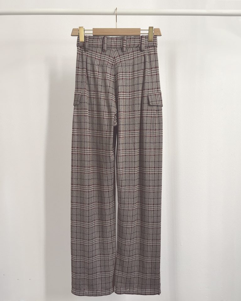 Pantalone cargo principe di galles - immagine 3
