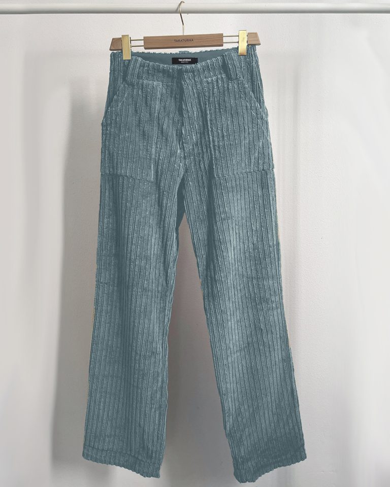 Pantalone baggy velluto