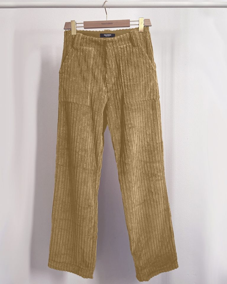 Pantalone baggy velluto