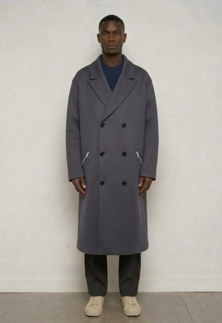 Cappotto doppiopetto cinetico